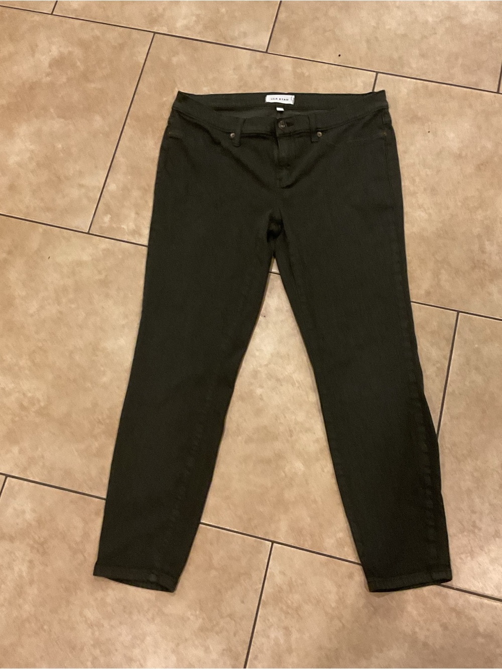 Olive Green Women's Stretch Skinny Jeans